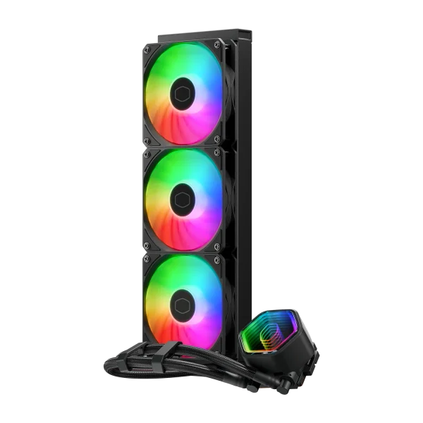 خنک کننده مایع پردازنده کولر مستر مدل ML360 Core II ARGB Black - تصویر 2
