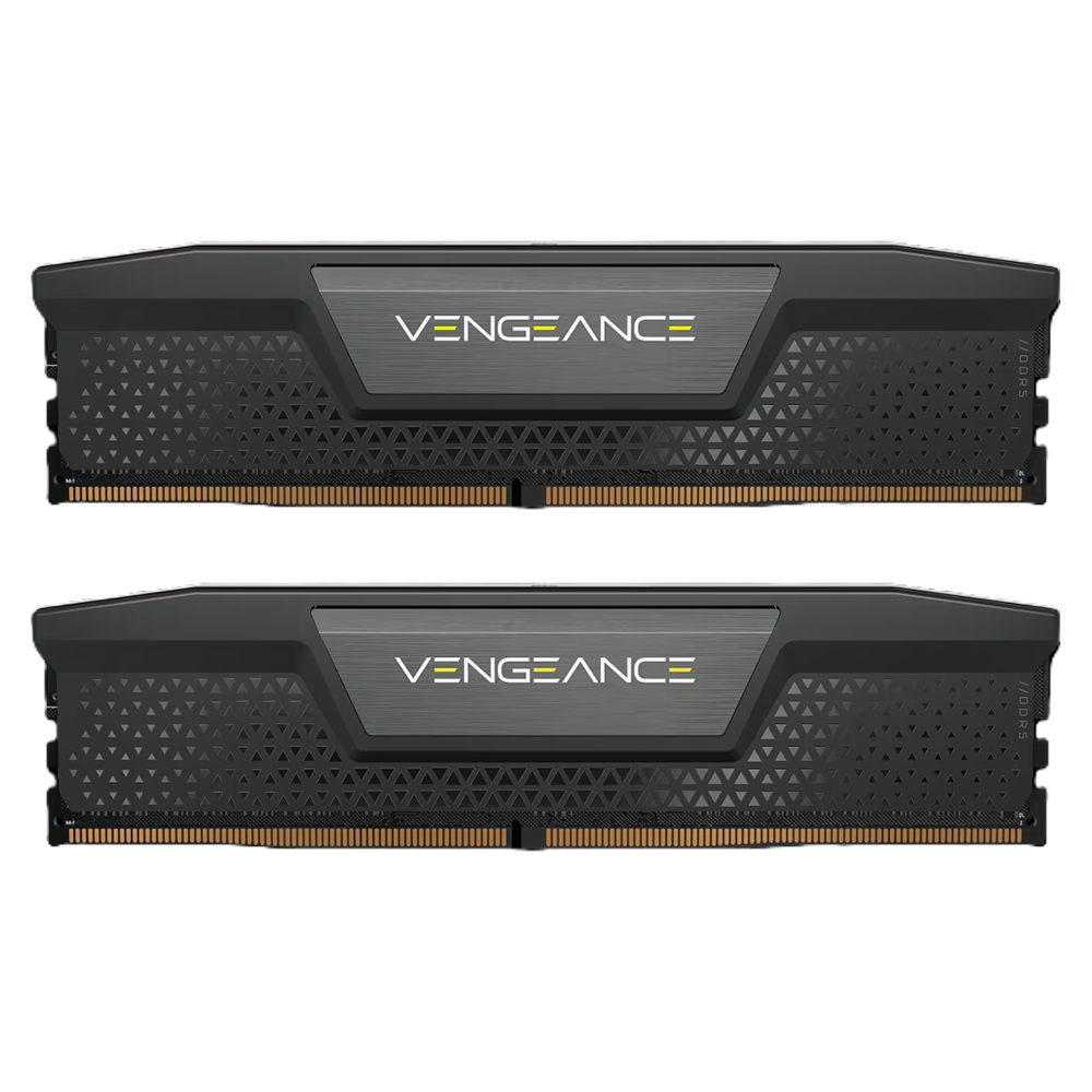 رم دو کاناله کورسیر مدل Vengeance Intel xmp and expo ظرفیت 16 گیگابایت فرکانس 6000 مگاهرتز DDR5