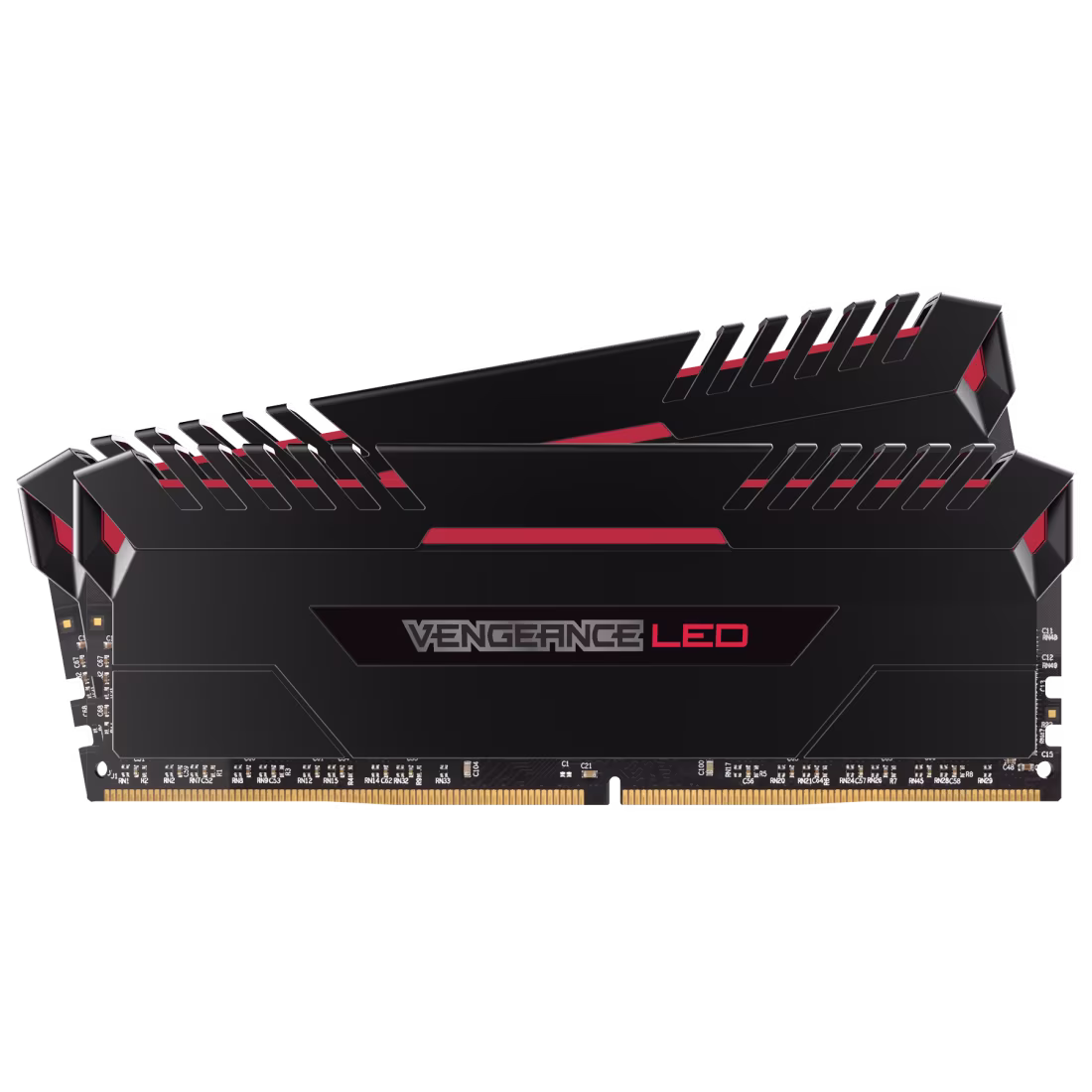رم دو کاناله DDR4 کورسیر مدل Vengeance LED RED ظرفیت 16 گیگابایت فرکانس 3200 مگاهرتز CL15 - تصویر 3