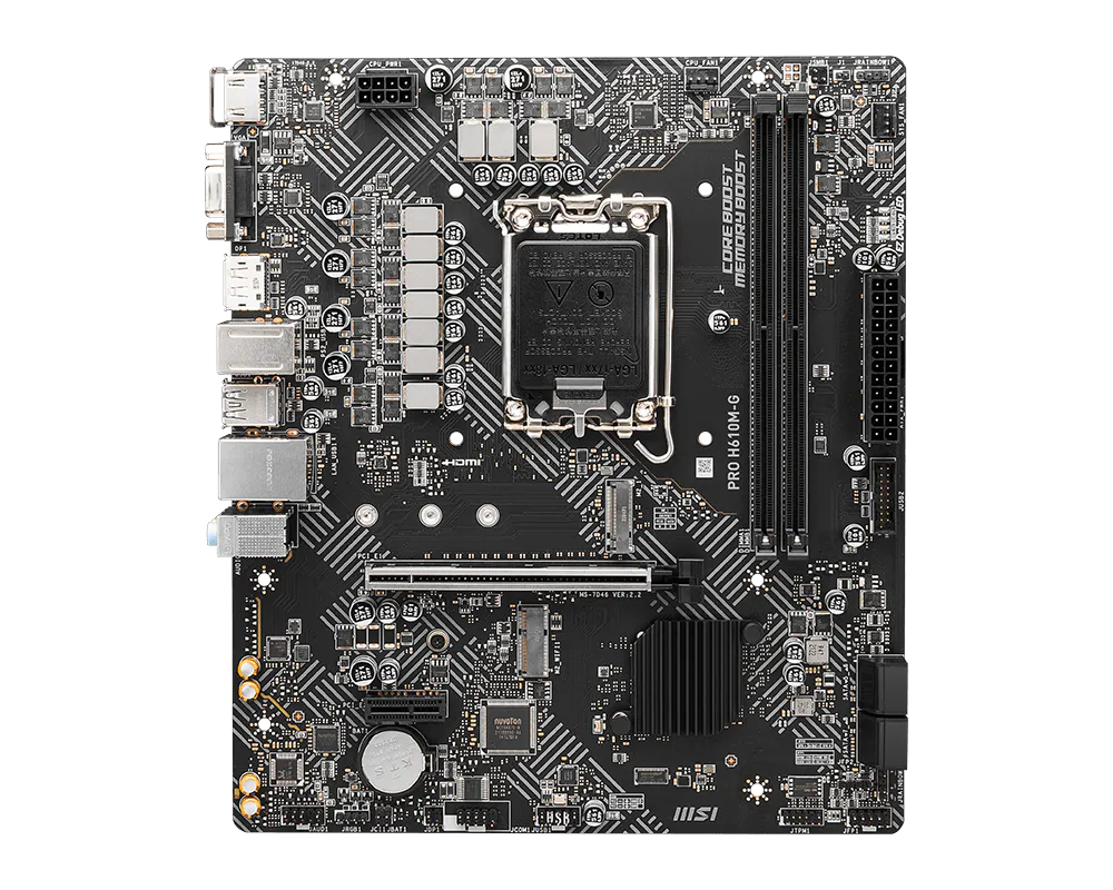 مادربرد ام اس ای مدل PRO H610M-G DDR5 - تصویر 5