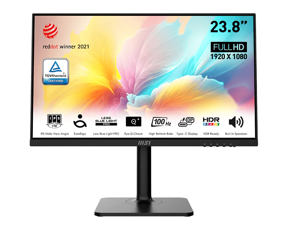 مانیتور گیمینگ ام اس ای 24 اینچ مدل Modern MD2412P